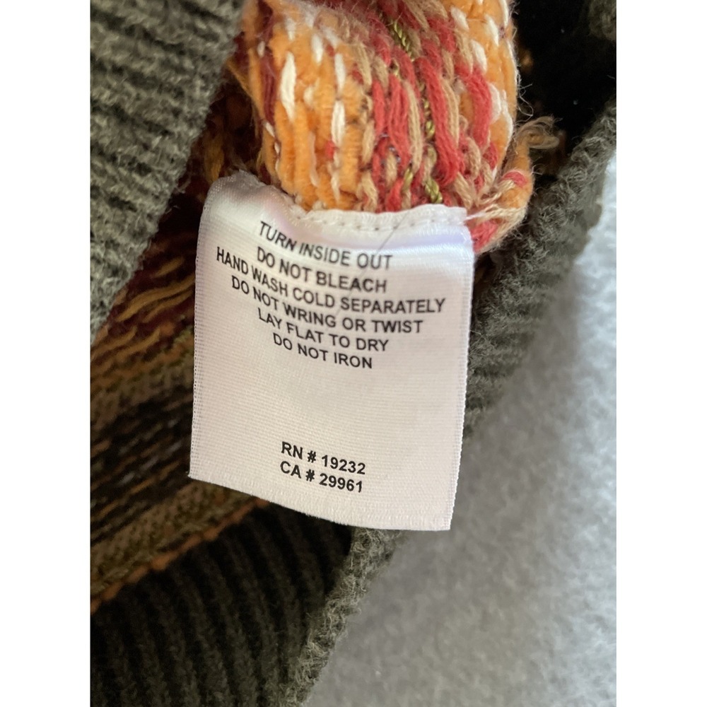 Alfred Dunner Women Knit Sweater Petite Multicolor Zip Up Granny - Picture 7 of 13